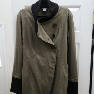 Venus Asymmetrical Button Down Coat